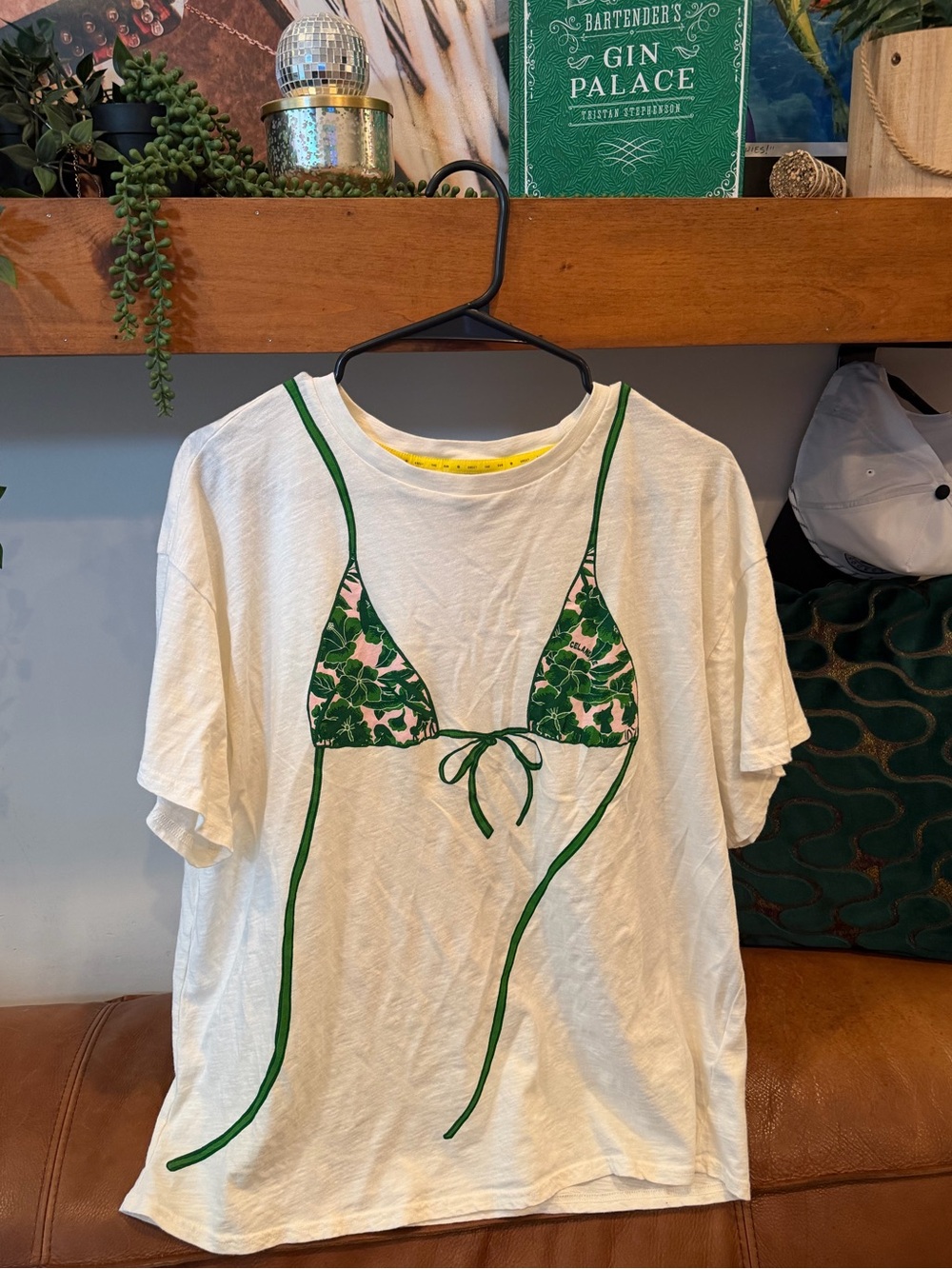 Women’s Celandine Boxy Crew-Neck Tee (Size M)
